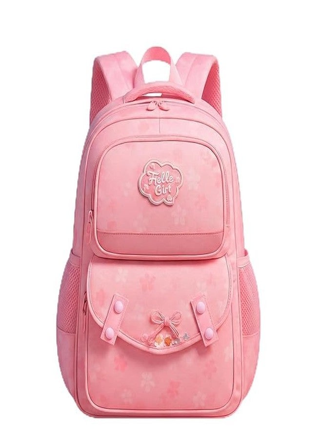 SELOME Cute & Stylish School Backpack | Cartoon Aesthetic Lightweight Multi-Pocket School Bag for Kids, Girls, Teen Girls & Ideal for Daily Use, Travel & School - Image 1